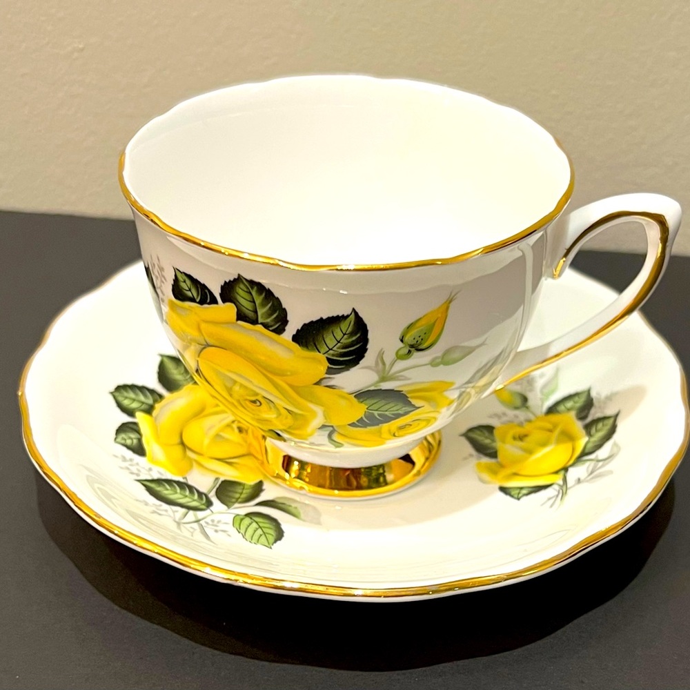 Vintage Colclough Fine Bone China Tea cup and saucer